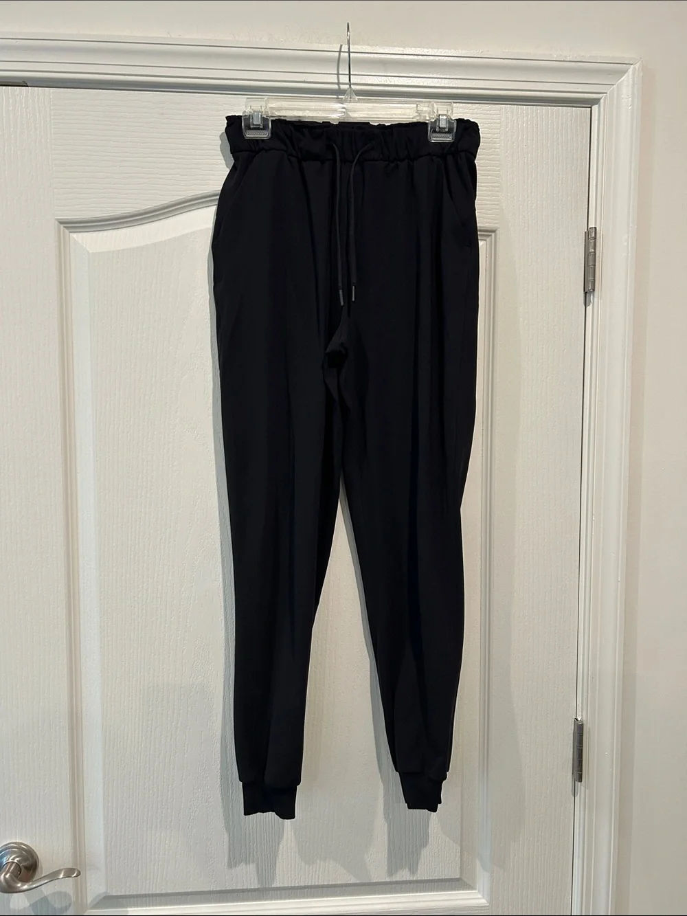 lululemon athletica Black Slim Track Joggers
